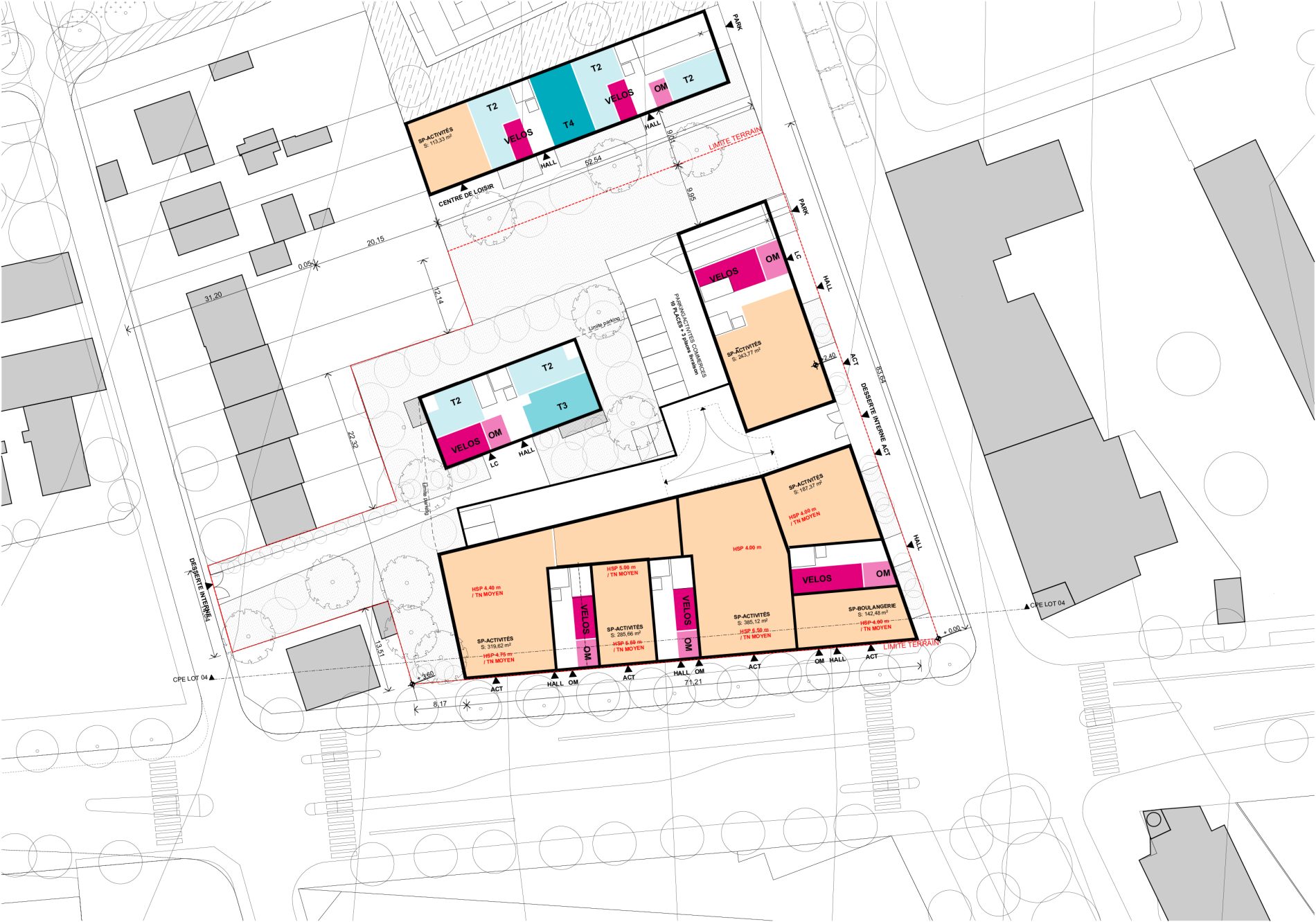 rez-de-chaussée - Niveau avenue Henri Barbusse