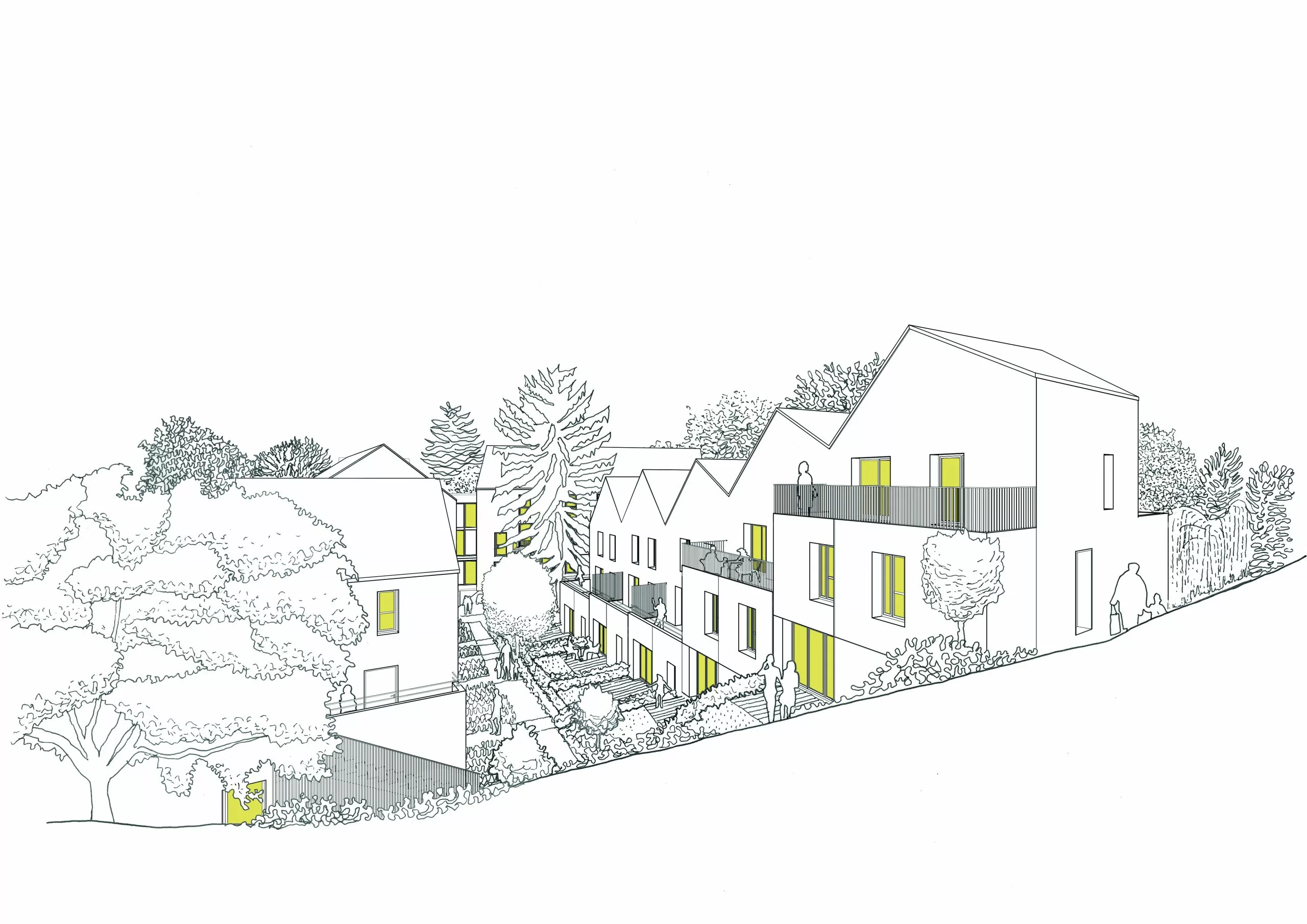 depuis le haut du vallon