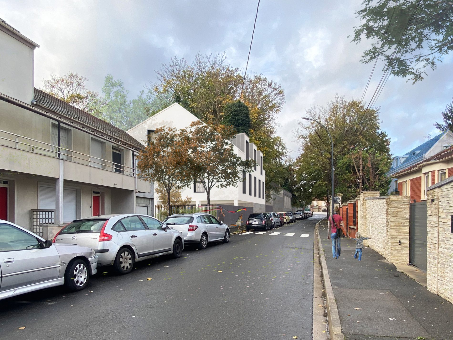 depuis la rue du Général Archinard