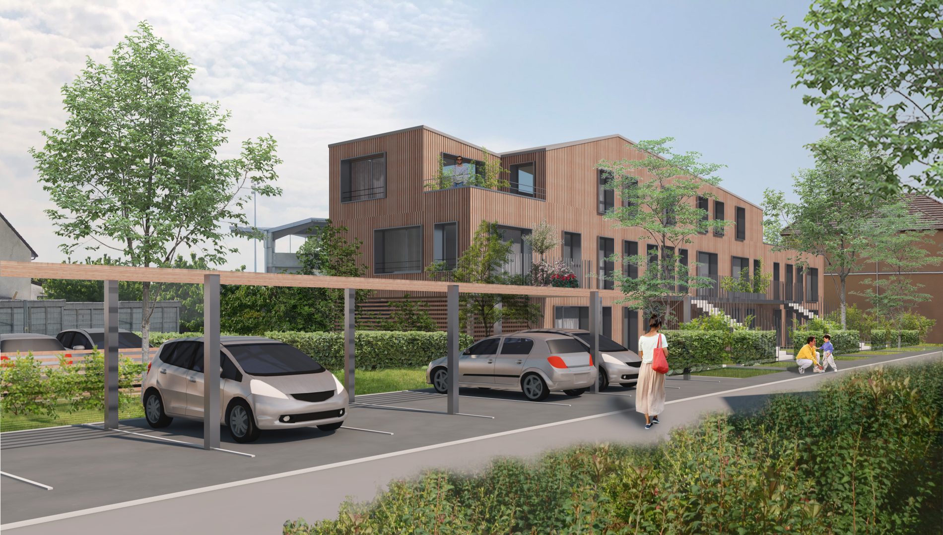 vue depuis l'impasse Proudhon