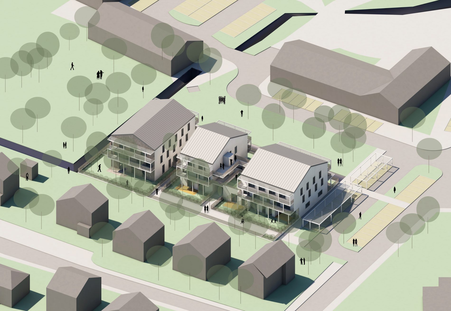 aérienne nord-ouest