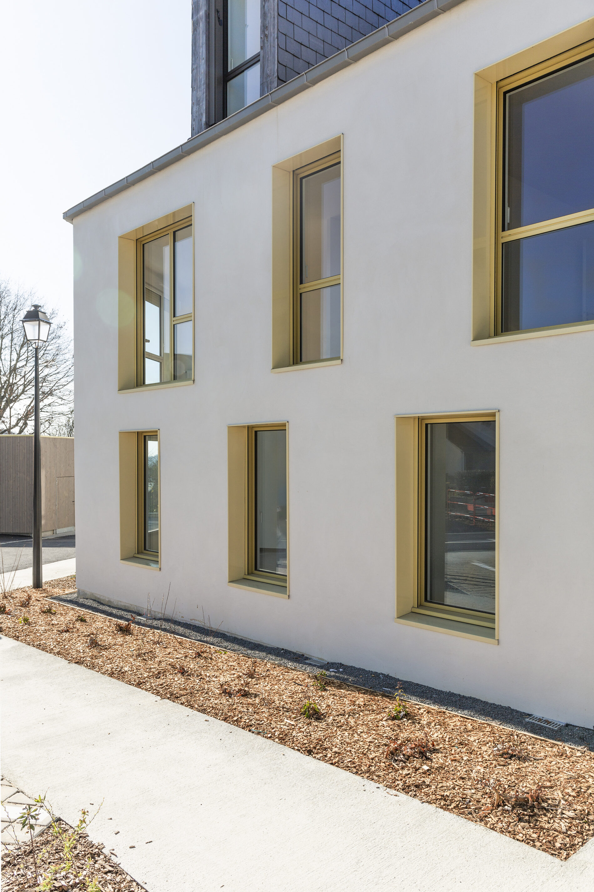 depuis le cheminement piéton