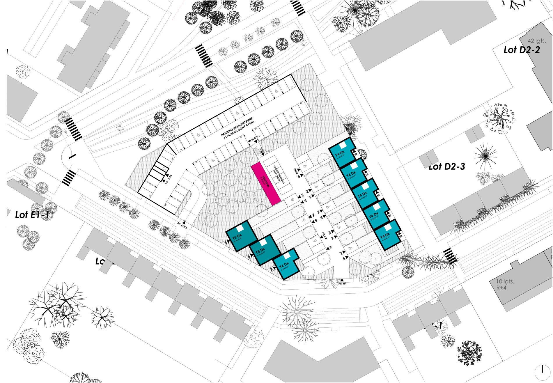 rez-de-chaussée bas collectif / rez-de-chaussée maisons