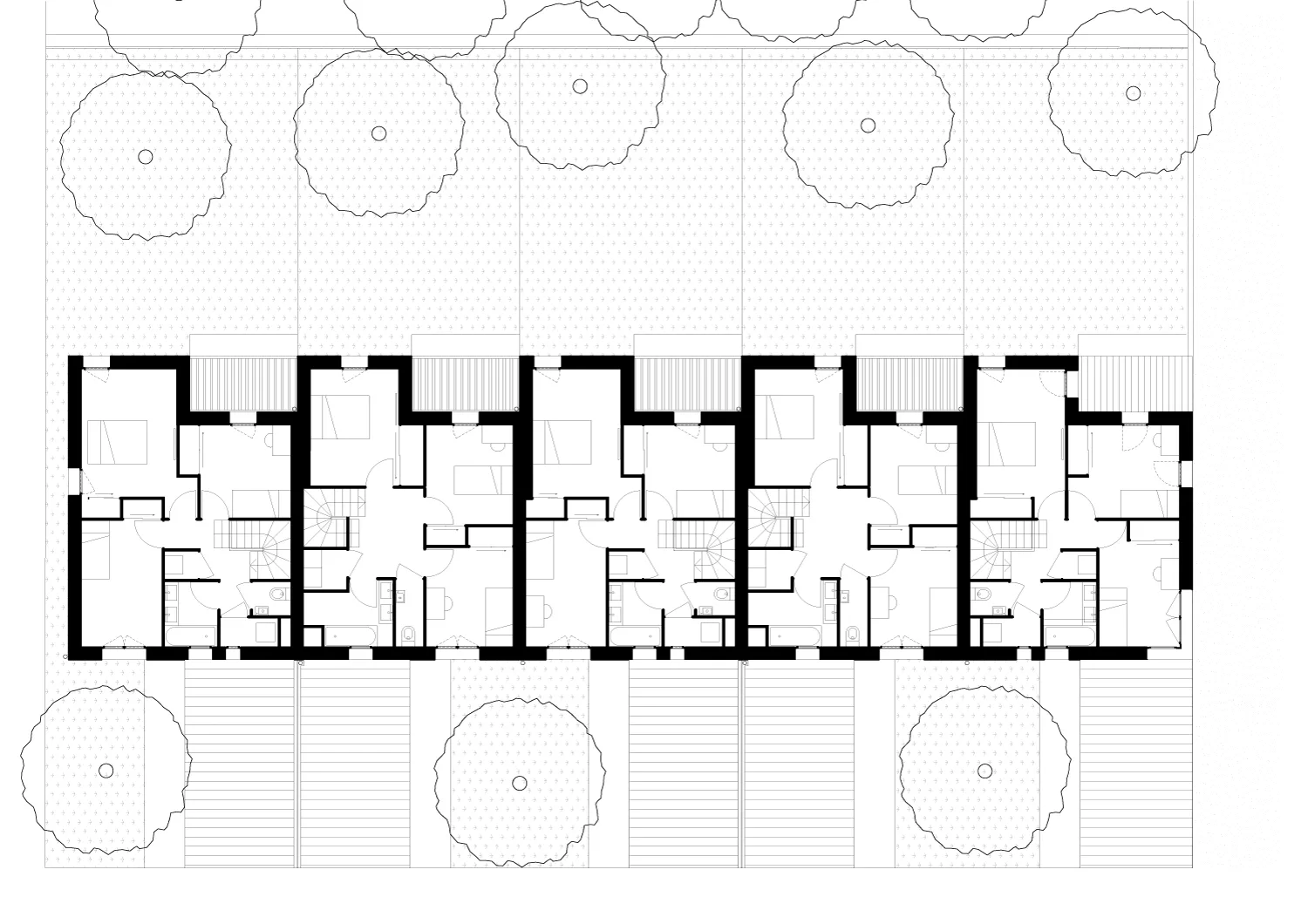 R+1 d'une barrette type