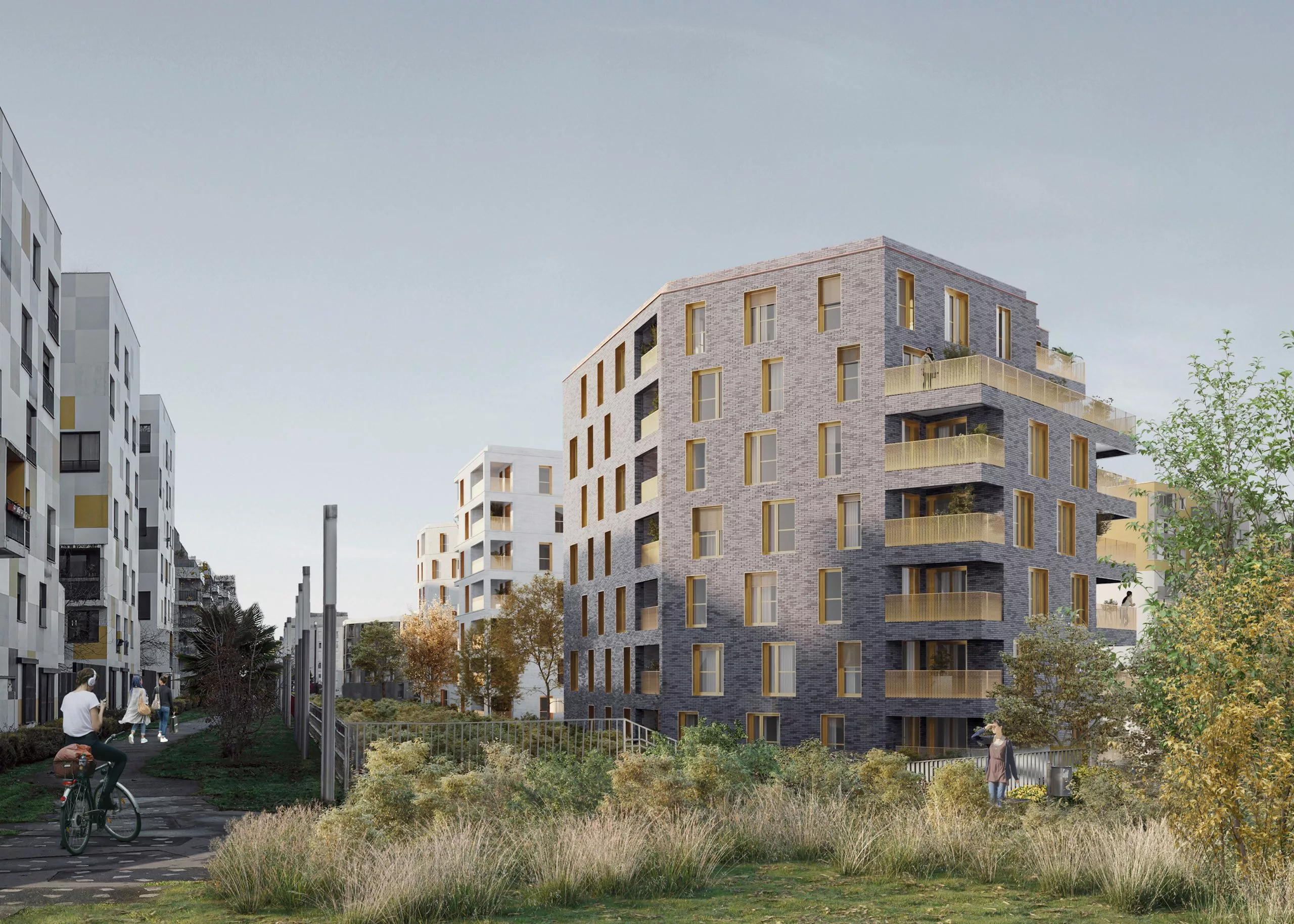 depuis la place de la croisée