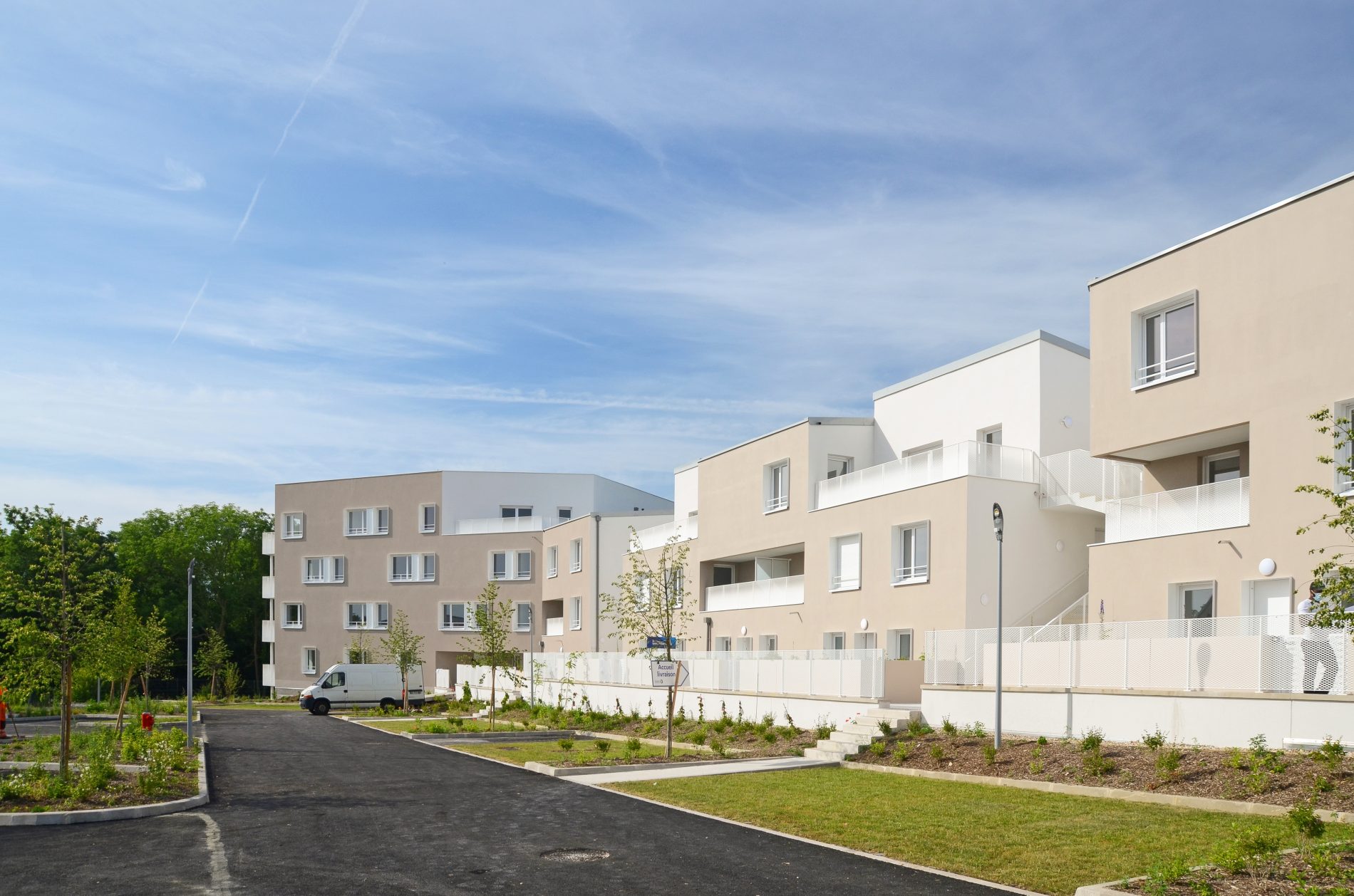 dans le cœur d'îlot