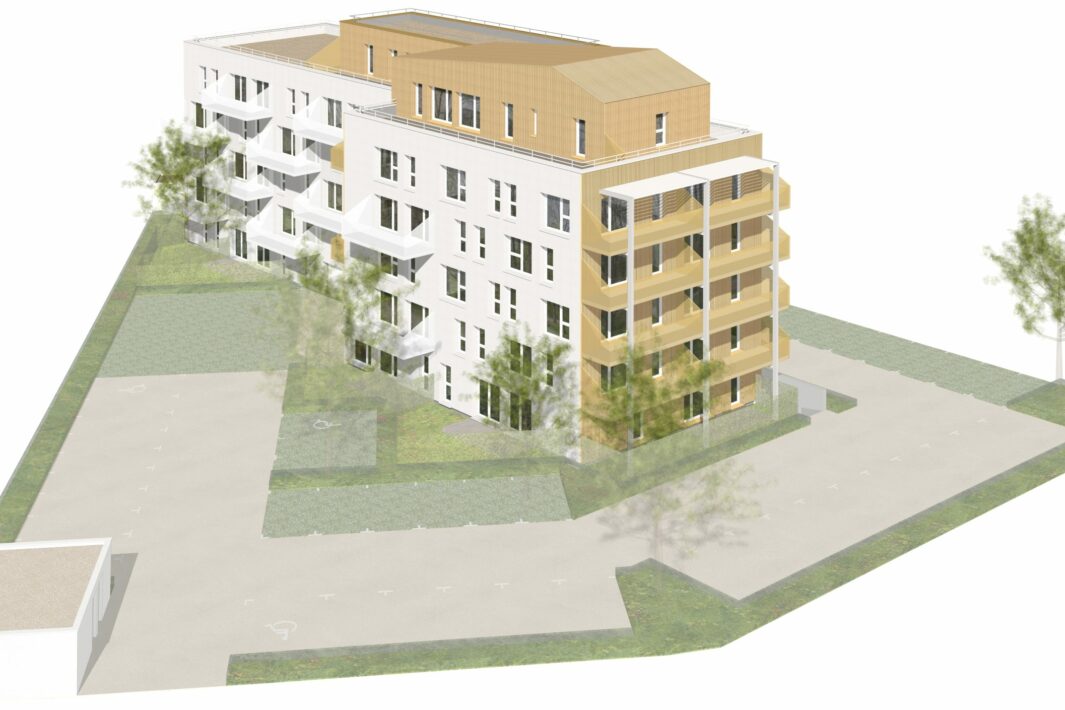 Reconversion d&rsquo;une maison de retraite en 42 logements collectifs