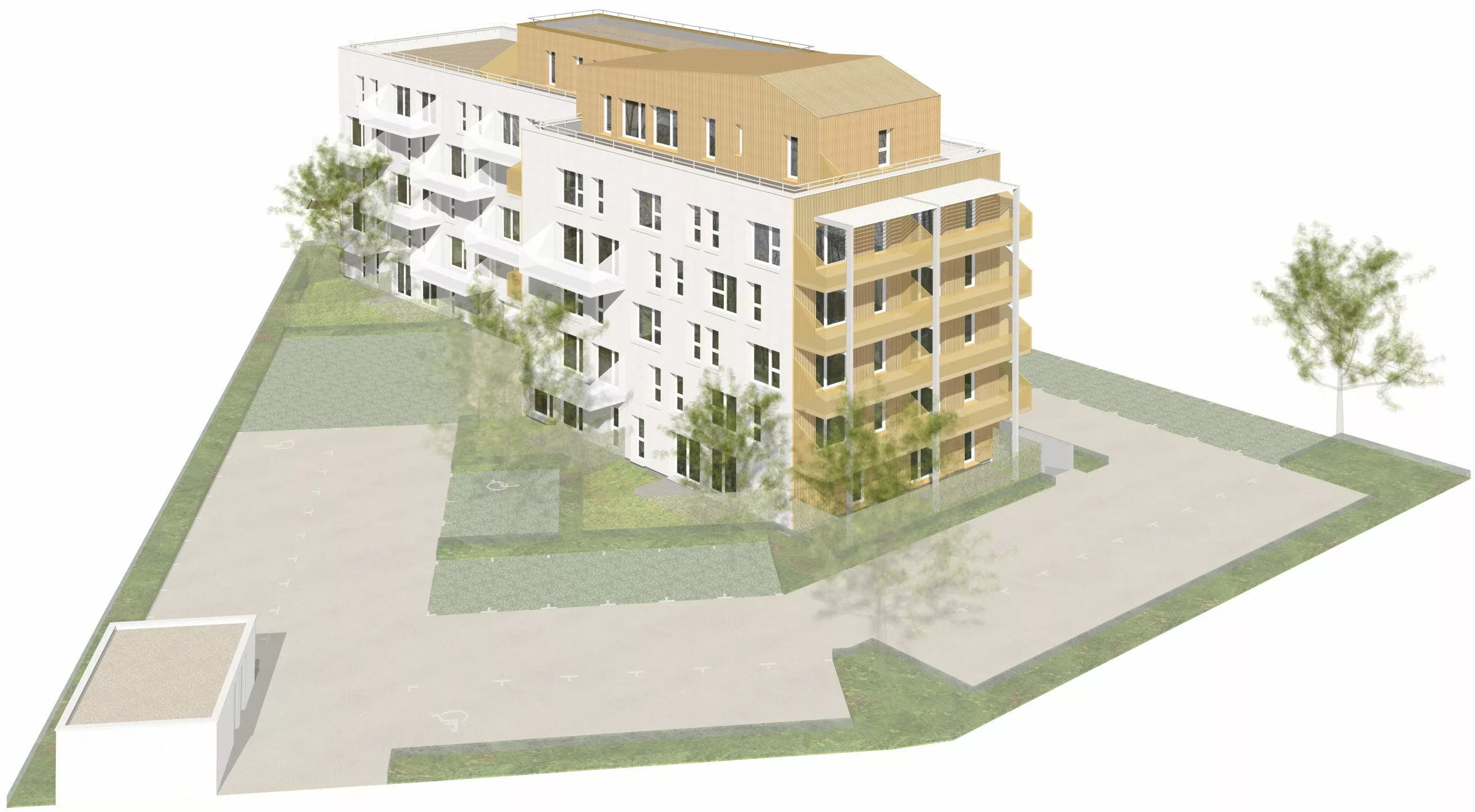 Le bâtiment restructuré