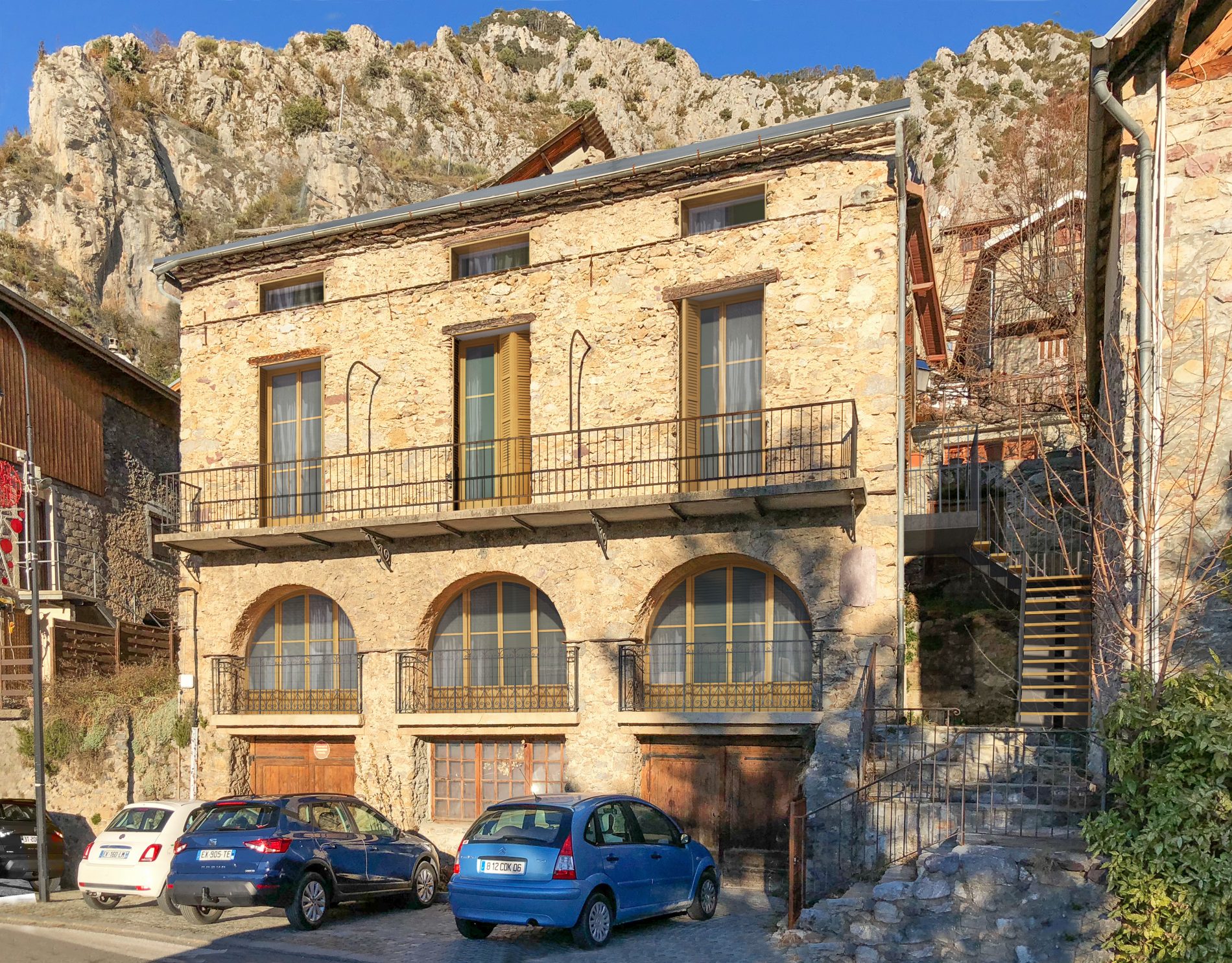 façade sud sur rue - état projeté