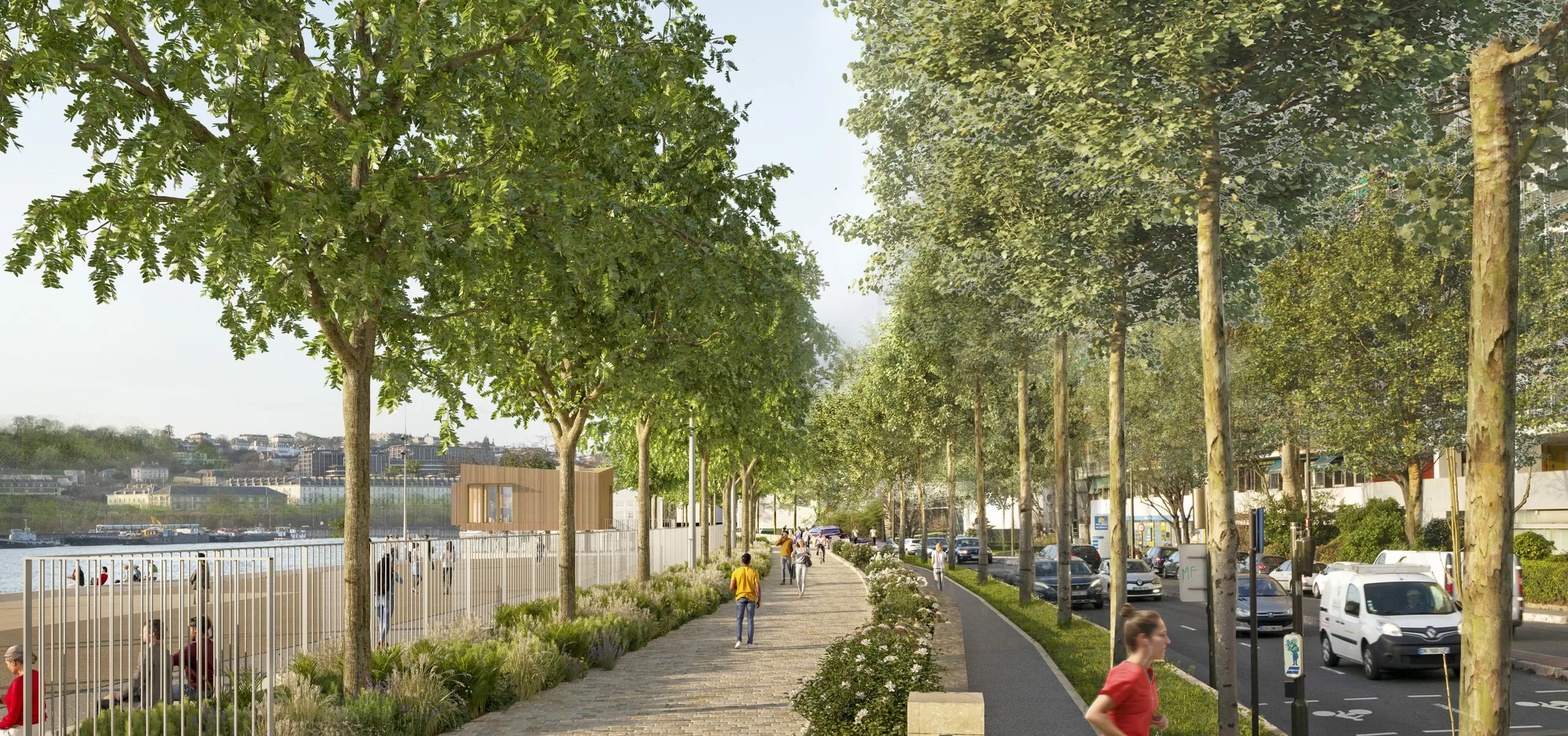 depuis le Quai Alphonse Le Gallo